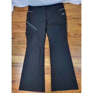 NWT Iets Frans Sport Black Womans XL Tech Flare Pants